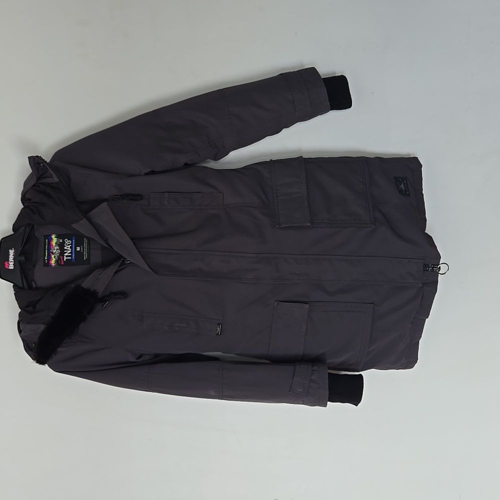 Aritzia TNA Bancroft Dark Gray parka